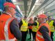 Il ministro Tommaso Foti in visita allo stabilimento Alstom di Savigliano