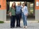 Gribaudo, Petrini e Schlein di fronte all'ingresso dell'Università di Scienze Gastronomiche di Pollenzo Gribaudo, Petrini e Schlein di fronte all'ingresso dell'Università di Scienze Gastronomiche di Pollenzo