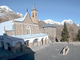 Il santuario di Sant'Anna di Vinadio imbiancato, ritratto dalle webcam iGate
