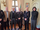 Questa mattina l'ufficiale è stato ricevuto in municipio dal sindaco Gianni Fogliato, dalla segretaria generale del Comune Monica Basso e dai vertici della Polizia Locale Questa mattina l'ufficiale è stato ricevuto in municipio dal sindaco Gianni Fogliato, dalla segretaria generale del Comune Monica Basso e dai vertici della Polizia Locale