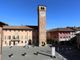La piazza del Municipio a Cherasco