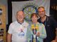 Ezio Porro, Caroline Horgnies e Jerome Boulanger con la coppa