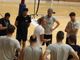VBC Mondovì durante un'allenamento con il coach Vittorio Bertini