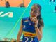 Matilde Borello con il bronzo conquistato agli Europei under 16
