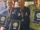 Il racconigese Domenico Taricco (al centro) neo campione italiano di Pesca a Mosca