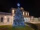 La magnolia della stazione si illumina: il Natale arriva a Bra