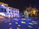 Piazza Risorgimento illuminata per il Natale dello scorso anno Piazza Risorgimento illuminata per il Natale dello scorso anno