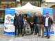Anche il sindaco Fogliato, insieme ai vertici Ascom, al punto informativo allestito oggi nella centralissima via Cavour