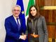 L'incontro tra il ministro e il sindaco albese Carlo Bo