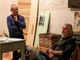 Da sinistra Antonio Lattarulo, organizzatore e presentatore della serata, con lo scrittore Franco Racca in un intenso momento di ascolto e narrazione