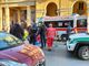I soccorsi all'uomo investito in corso Nizza a Cuneo