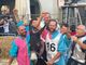 I festeggiamenti dopo la vittoria al traguardo del Palio degli Asini 2022