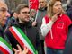Il sindaco di Alba Alberto Gatto ha partecipato alla mobilitazione sul sito di Santa Vittoria d'Alba