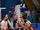 Le ragazze della Libellula Banca CRS durante il match contro il Club Italia