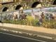 Il murales in via Nielli