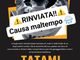 Rinviata la proiezione del Film Tatami a Caraglio in programmazione questa sera Rinviata la proiezione del Film Tatami a Caraglio in programmazione questa sera