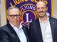 il past president Pietro Rabbia e Francesco Hellmann  il nuovo presidente Lions Scarnafigi-Piana del Varaita
