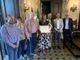 Chiara Tavella riceve il premio "Antonino Olmo" dalle autorità comunali e dai membri della giuria