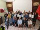 Il direttivo con alcuni studenti dell'Erasmus