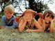 Pippi con Tommy e Anika nella celebre serie Tv (Sundberg, Nilsson e Persson) - foto di Alamy