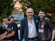 Il sindaco Luca Robaldo con il dj Gabriele Giudici Il sindaco Luca Robaldo con il dj Gabriele Giudici