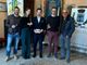 Il consigliere comunale Davide Racca, Chiara Ansemo, il sindaco Alberto Deninotti, il vice Gianluca Cravero e Livio Bertola Il consigliere comunale Davide Racca, Chiara Ansemo, il sindaco Alberto Deninotti, il vice Gianluca Cravero e Livio Bertola