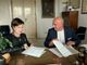 La dottoressa Bringhen con il Commissario dell'Azienda Ospedaliera S.Croce e Carle Livio Tranchida La dottoressa Bringhen con il Commissario dell'Azienda Ospedaliera S.Croce e Carle Livio Tranchida