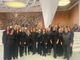 Il coro "Milanollo" di Savigliano, diretto da Natascia Chiarlo, dopo un concerto in sala Paolo VI in Vaticano