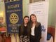 Le due studentesse della 5ªB del Liceo Soleri Bertoni di Saluzzo, Alissa Carle e Anna Rinaudo, che hanno partecipato al progetto Rotary Youth Program of Enrichment