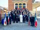 I Carabinieri di Bra al precetto pasquale nella chiesa dell'istituto Salesiano San Domenico Savio