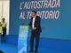 Il vicepremier Salvini nel suo intervento al campo base dell'Asti-Cuneo