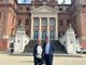 Racconigi, al sopralluogo al Castello Reale i consiglieri Dem Mauro Calderoni ed Emanuela Verzella Racconigi, al sopralluogo al Castello Reale i consiglieri Dem Mauro Calderoni ed Emanuela Verzella