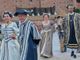 Alberto Galleano e la sorella Maura al Palio 26 di Fossano, davanti i genitori Alberto Galleano e la sorella Maura al Palio 26 di Fossano, davanti i genitori