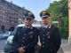 Saluzzo: il maggiore Davide Basso e il tenente Mauro Palmeri Saluzzo: il maggiore Davide Basso e il tenente Mauro Palmeri