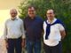 Da sinistra: Alberto Perassi, ex dirigente, Marco Gallo, sindaco, e Davide Antonio Martini, nuovo dirigente