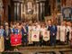 In foto alcuni rappresentanti delle associazioni cittadine presenti alla festa patronale di Bra (foto Maurizio Mangino)