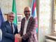 Il sindaco di Alba Carlo Bo con il presidente della Provincia Luca Robaldo