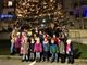 L'albero di Natale in piazza della Libertà a Brossasco