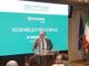 Alcuni momenti dell'assemblea regionale di Confcooperative in corso a Green Pea, Torino