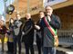 Marco Gallo durante la visita di Cirio al cantiere - foto di repertorio