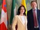 Federica Barbero col ministro all'Agricoltura Francesco Lollobrigida