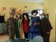 Alcuni membri dello staff vestiti per Carnevale
