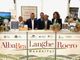 Nelle foto di gruppo Battista Marolo, presidente dell’Associazione Tartufai delle Rocche del Roero, il presidente di Wonderful Mario Fugaro, Enzo Basso di Ascom Bra, Marco Scuderi dell’Associazione Commercianti Albesi e Tiziana Raspo di Ascom Bra, Edoardo Accossato e Jim Alizoti dell’Associazione Commercianti Albesi