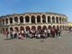 I ragazzi dell'IC Di Dronero davanti all'Arena di Verona