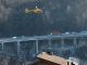 Incidente sull'A6, camion precipita da un viadotto e si abbatte su un cantiere: grave il conducente [VIDEO]