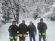 Maltempo, intervento dei Vigili del Fuoco Volontari di Venasca sulla strada per Bricco e Peralba