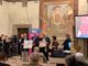 Il momento della premazione del progetto del Comune di Macra