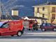 L'intervento dei Vigili del fuoco a Paesana