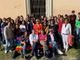 L'inaugurazione della panchina arcobaleno di Savigliano