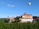 Castello Barolo con mongolfiera